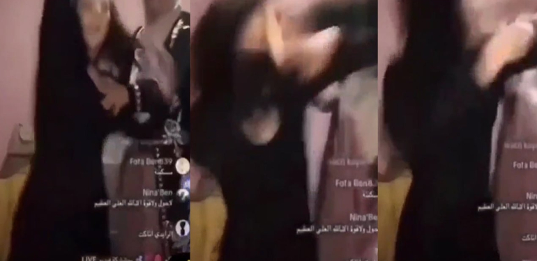 Canlı yayın açan kıza, annesi ve babasından dayak