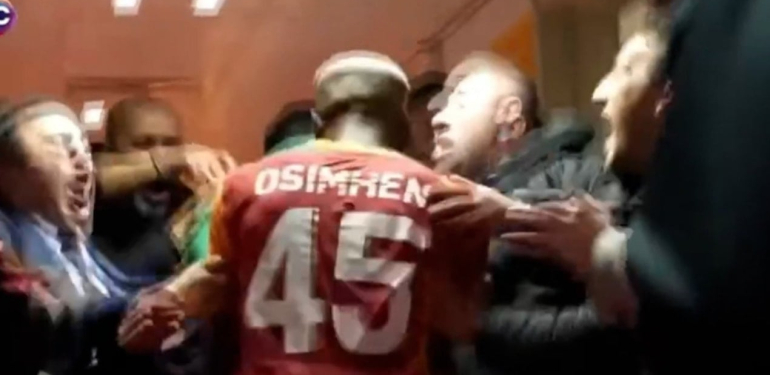 Galatasaray koridorlarında yıllarca unutulmayacak görüntüler