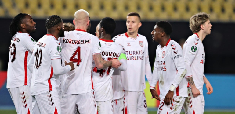 Samsunspor Shkendija deplasmanından avantajla döndü